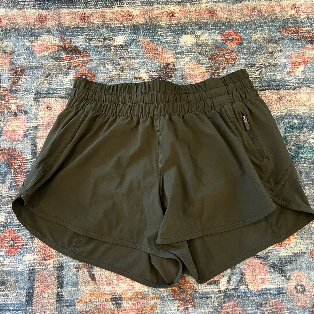 Lululemon Army Green Shorts